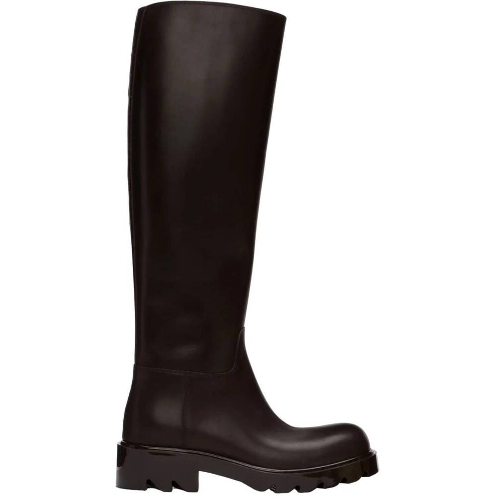 NEW BOTTEGA VENETA women's strut high boots in brown
